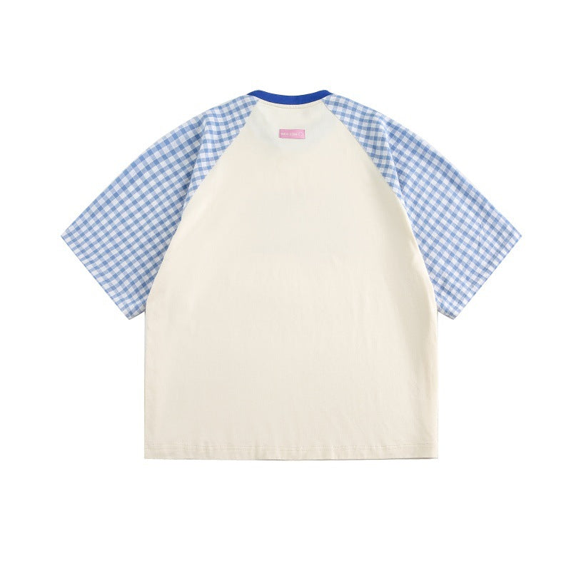 US drip outfits Summer Vintage Casual Loose Short Sleeve T-Shirts