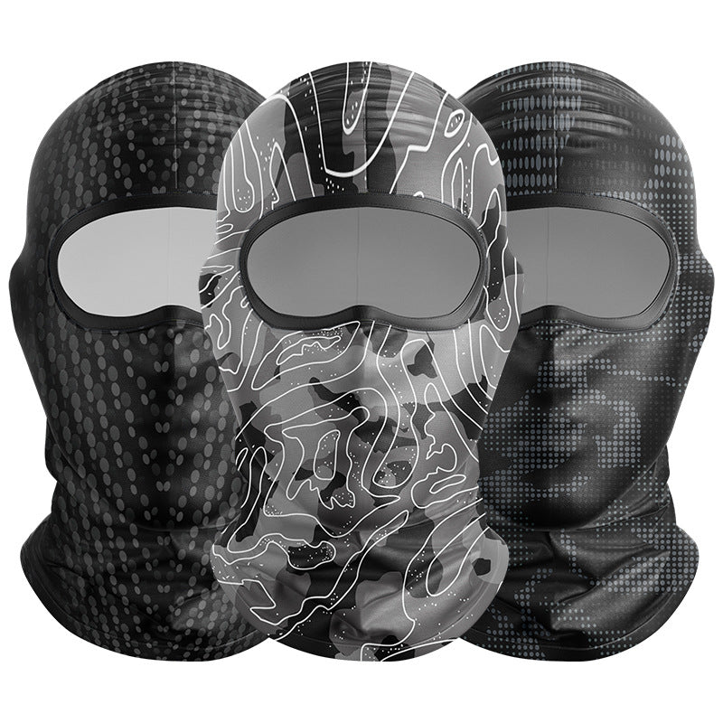 Cycling Windproof Hood Dust and Sun Protection Summer Camouflage Mask