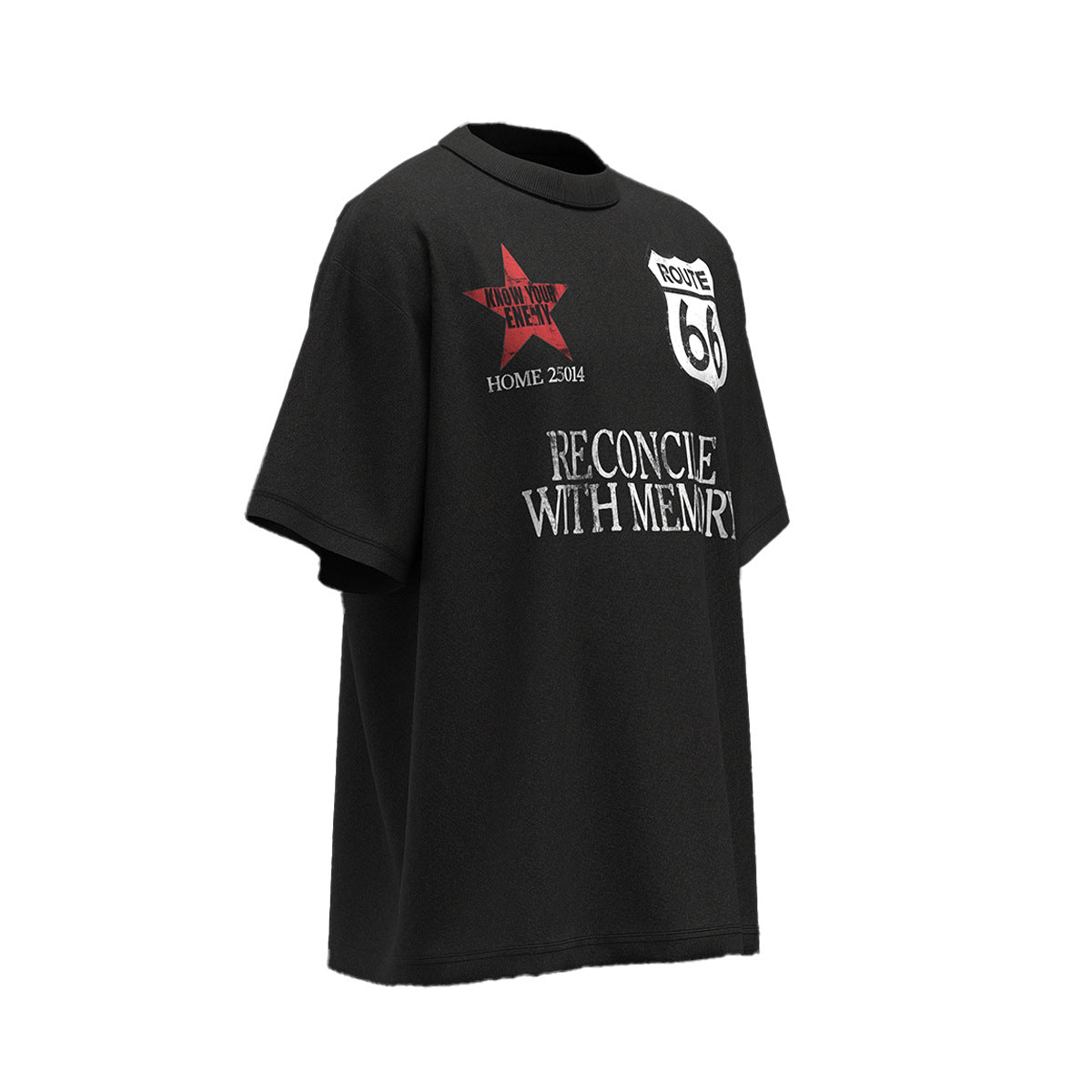 T shirt vintage usa summer vintage print short sleeve t-shirt