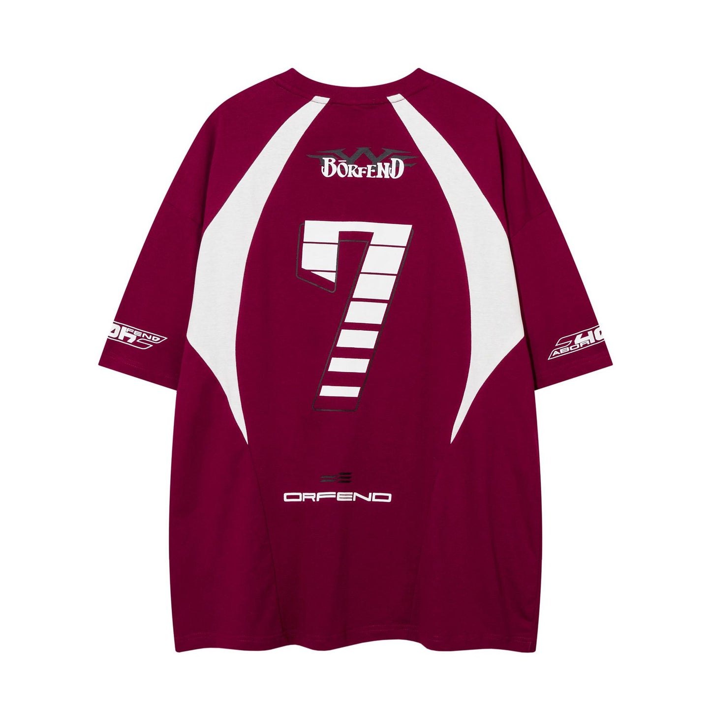 Racing oversized t shirt vintage racing suit short sleeve
