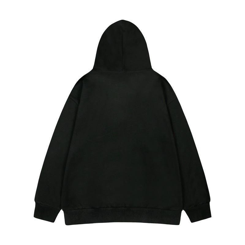 Streetwear Hoodie Puppy Print Hooded Sweater Loose Hoodie