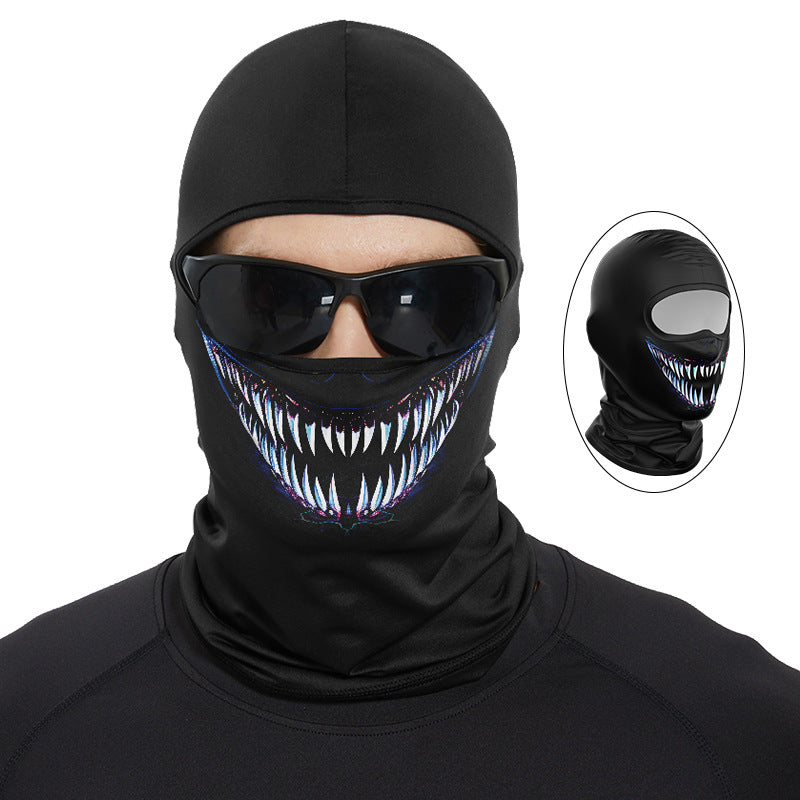 Cycling Windproof Hood Sunscreen Ice Silk Headgear