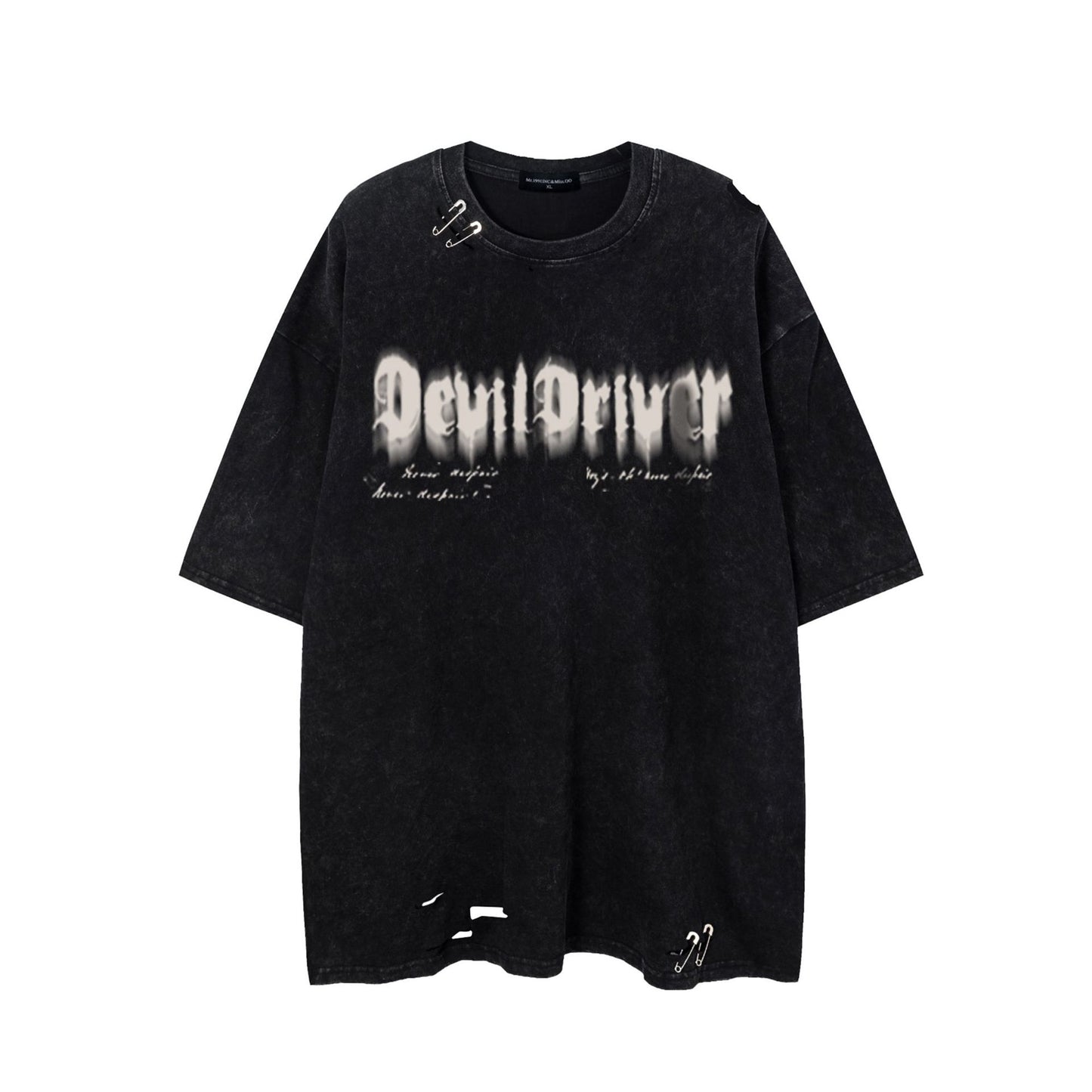 Unisex T-shirts Street Anchor Cross Old Short Sleeve T-Shirt