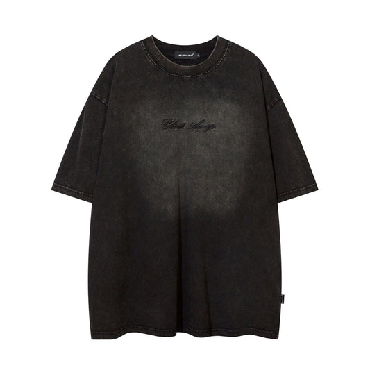 Ye T Shirt Summer Vintage Embroidery Short Sleeve T-Shirt Old