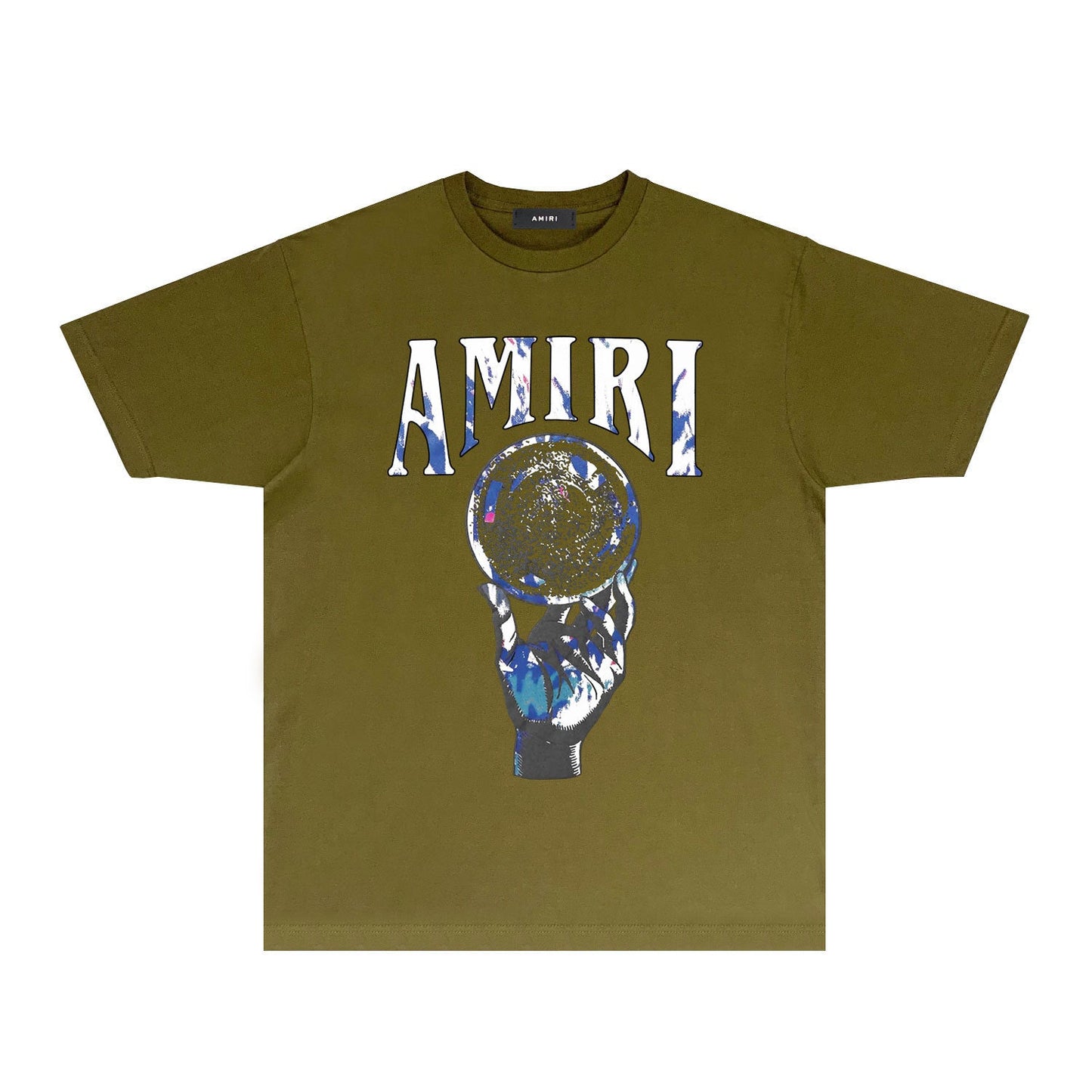 Amiri T-Shirt Personality Creative Printing Short Sleeve T-shirt Blouse