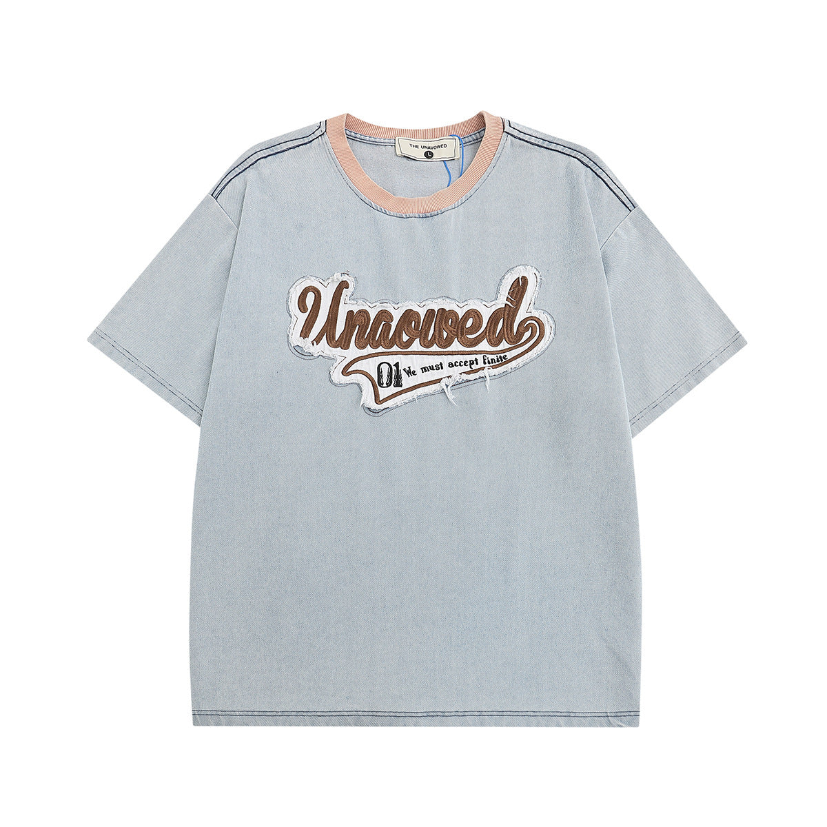 Remeras rock nacional vintage wash do old embroidered short sleeve t-shirt