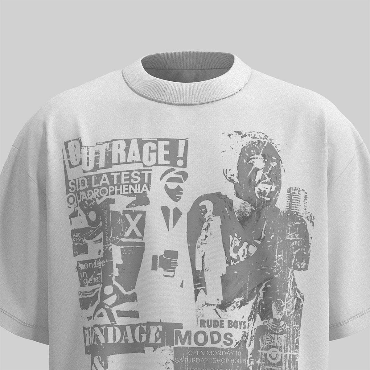 Retro Style Shirt For Men Summer Character Print T-Shirt Short Sleeve