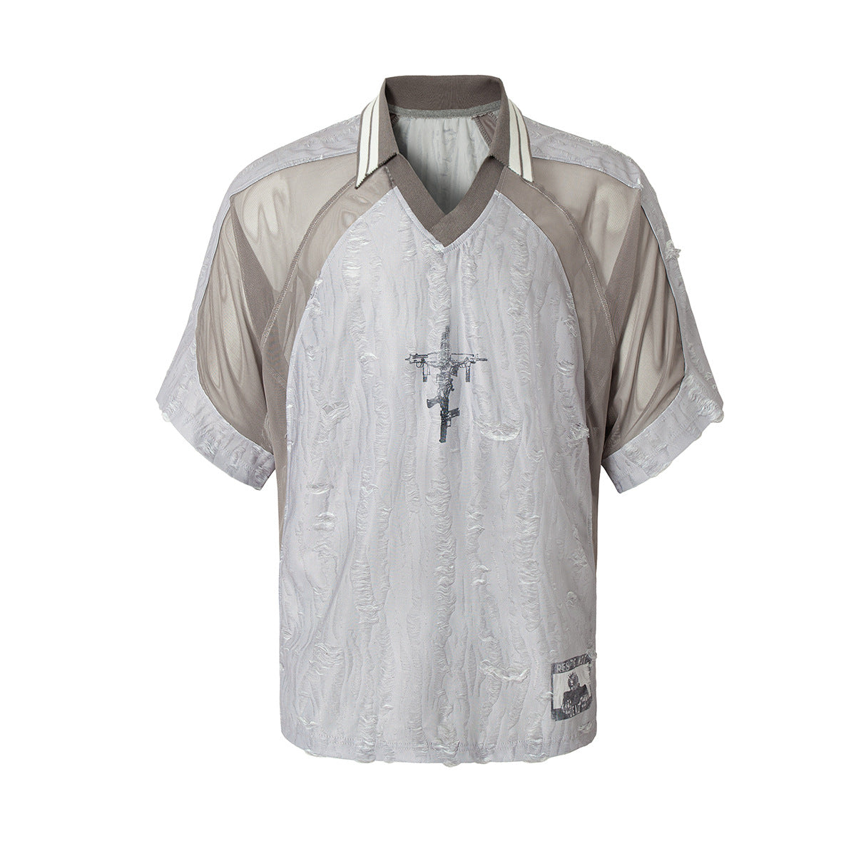 Hustle vintage summer lapel t-shirt polo shirt