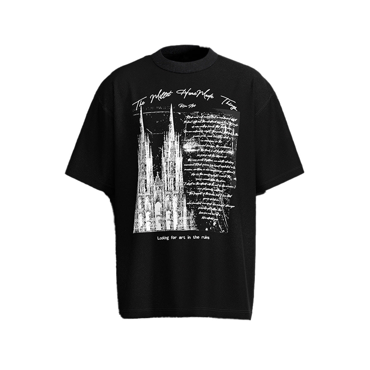 Hustle vintage summer hip hop print t-shirt