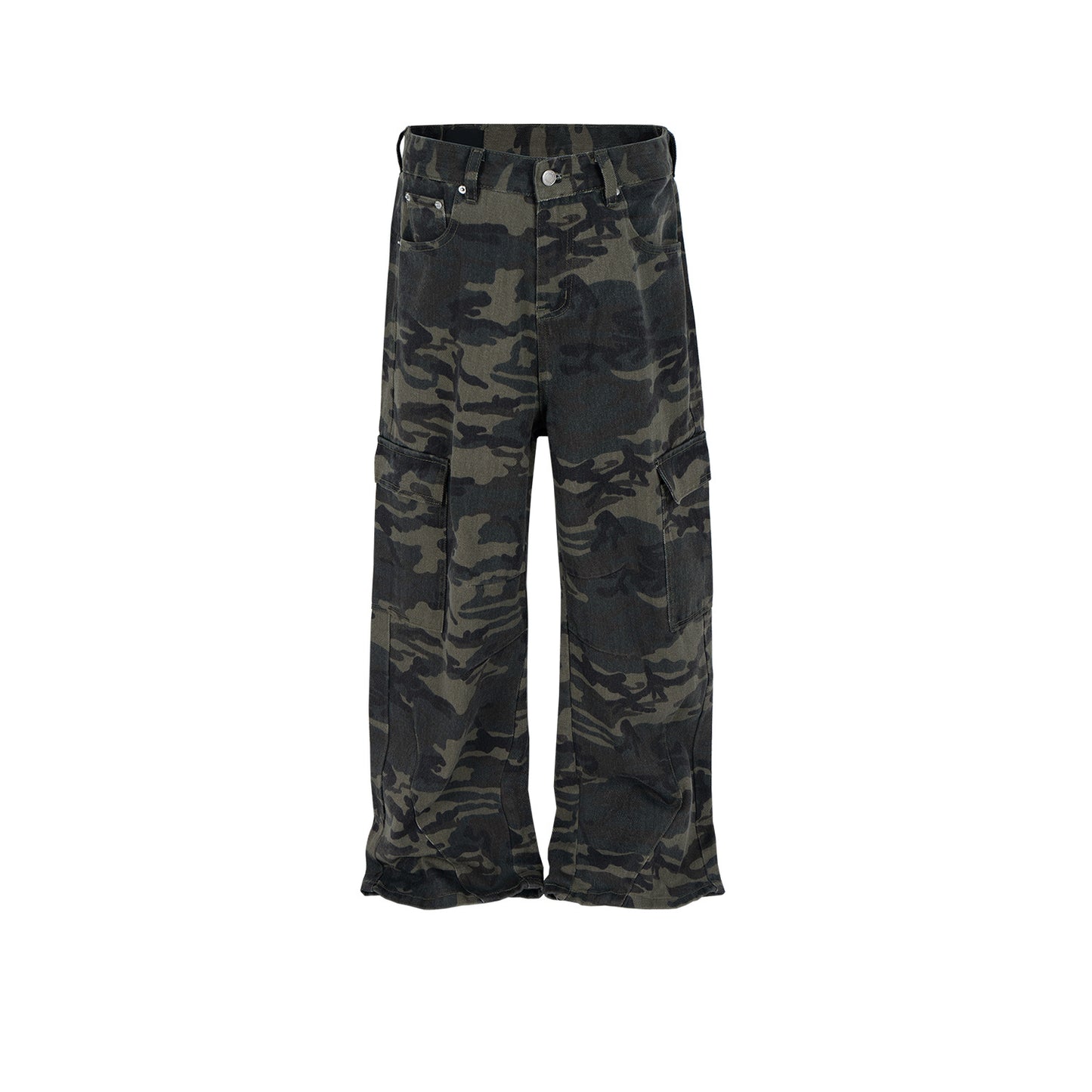 Rock Revival Jeans Camouflage Straight Pants Tooling Casual Pants