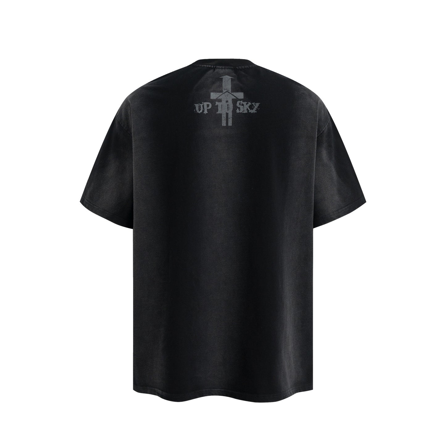 Hustle vintage summer wash t-shirt short sleeve