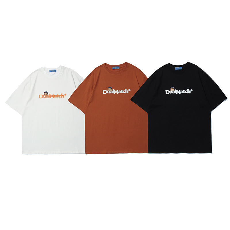 Vice streetwear Summer Short Sleeve T-Shirt Loose Crew Neck T-Shirts