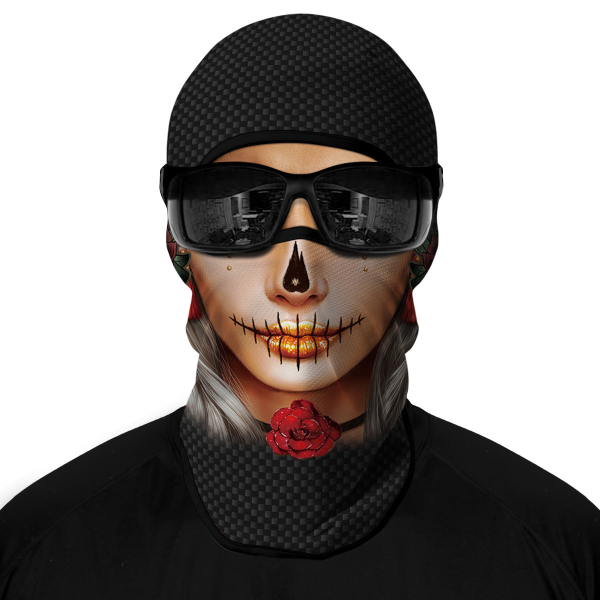 Cycling Windproof Hood Summer Sports Ice Silk Sunscreen Mask Breathable