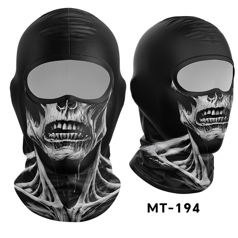 Cycling Windproof Hood Sunscreen Ice Silk Lining Cap Men's and Women's Face