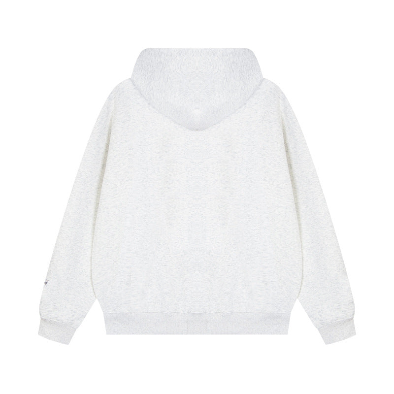 Streetwear Hoodie Alphabet Old Print Hooded Sweater Loose Casual Student Hoodie