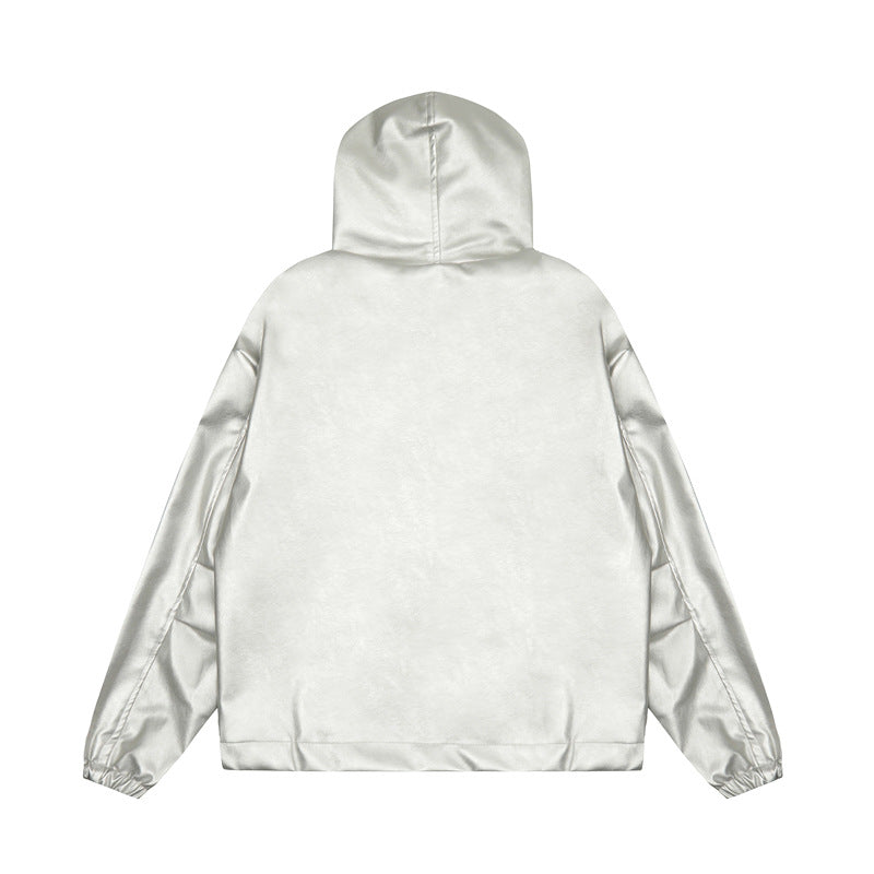 Streetwear Hoodie Hip Hop Loose Hooded Cardigan Jacket