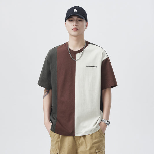 Men T-shirts Short Sleeve Summer Vintage Top