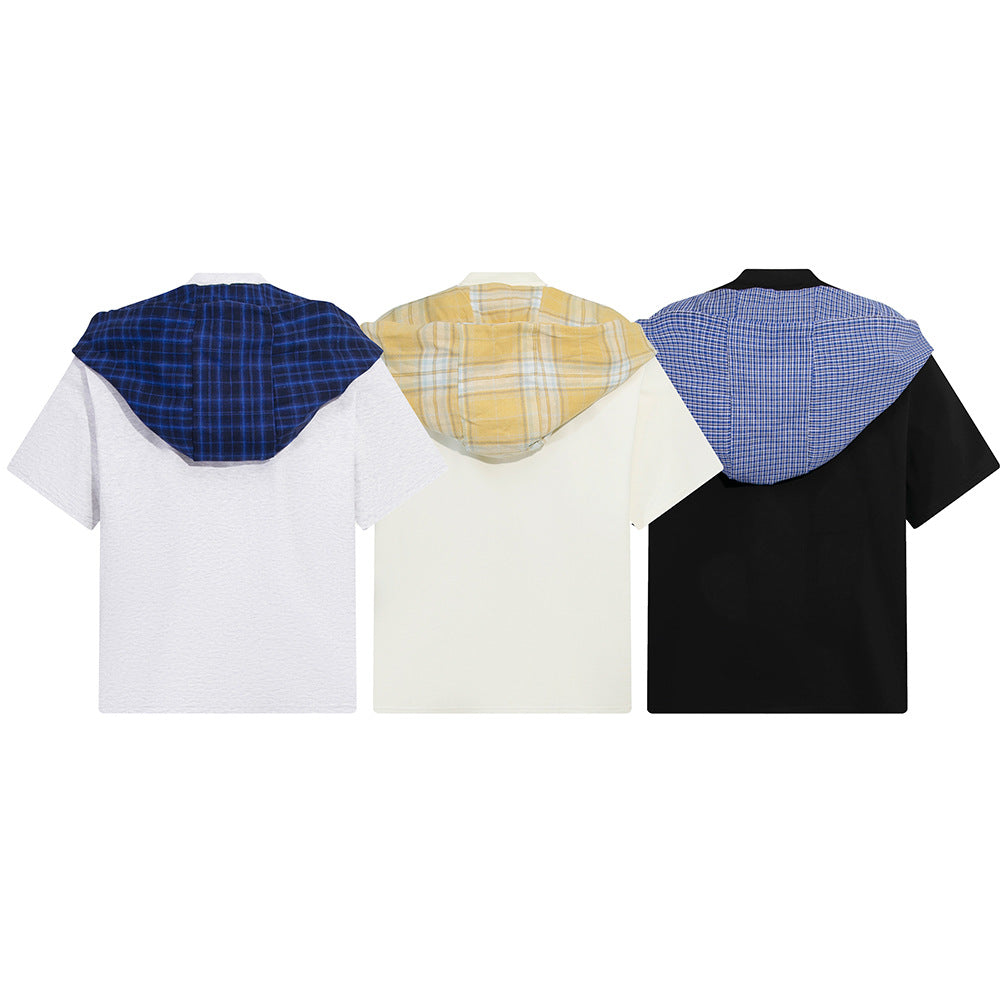 Vintage Usa Shirt Summer Loose Short Sleeve Crew Neck T-Shirt