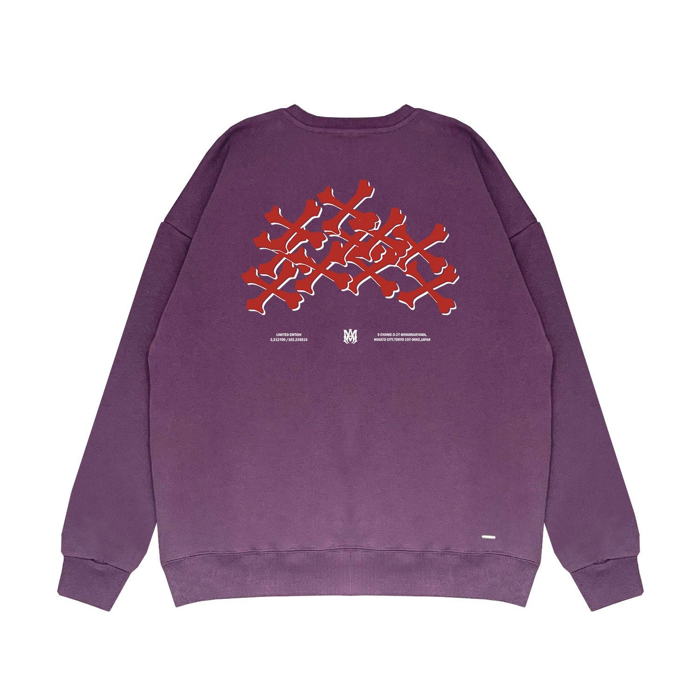 Amiri Long Sleeved Shirt Fashion Brand Crew Sweatshirts round Neck Sweater