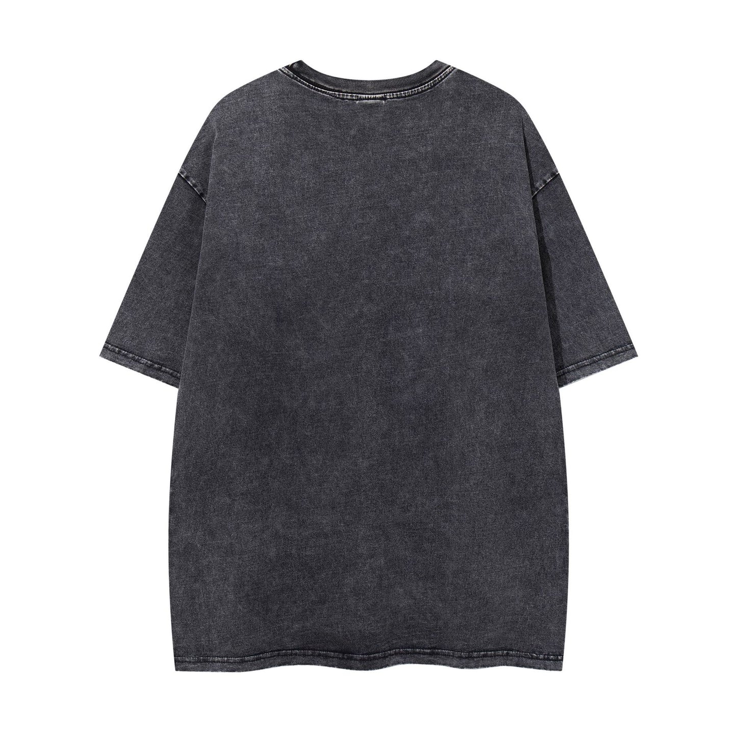 Hustle vintage summer vintage washed old t-shirt short sleeves