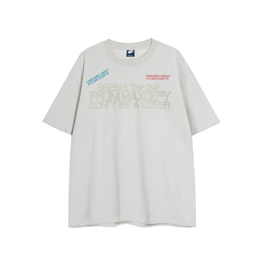 US drip outfits Summer Vintage Casual Loose Short Sleeve T-Shirts