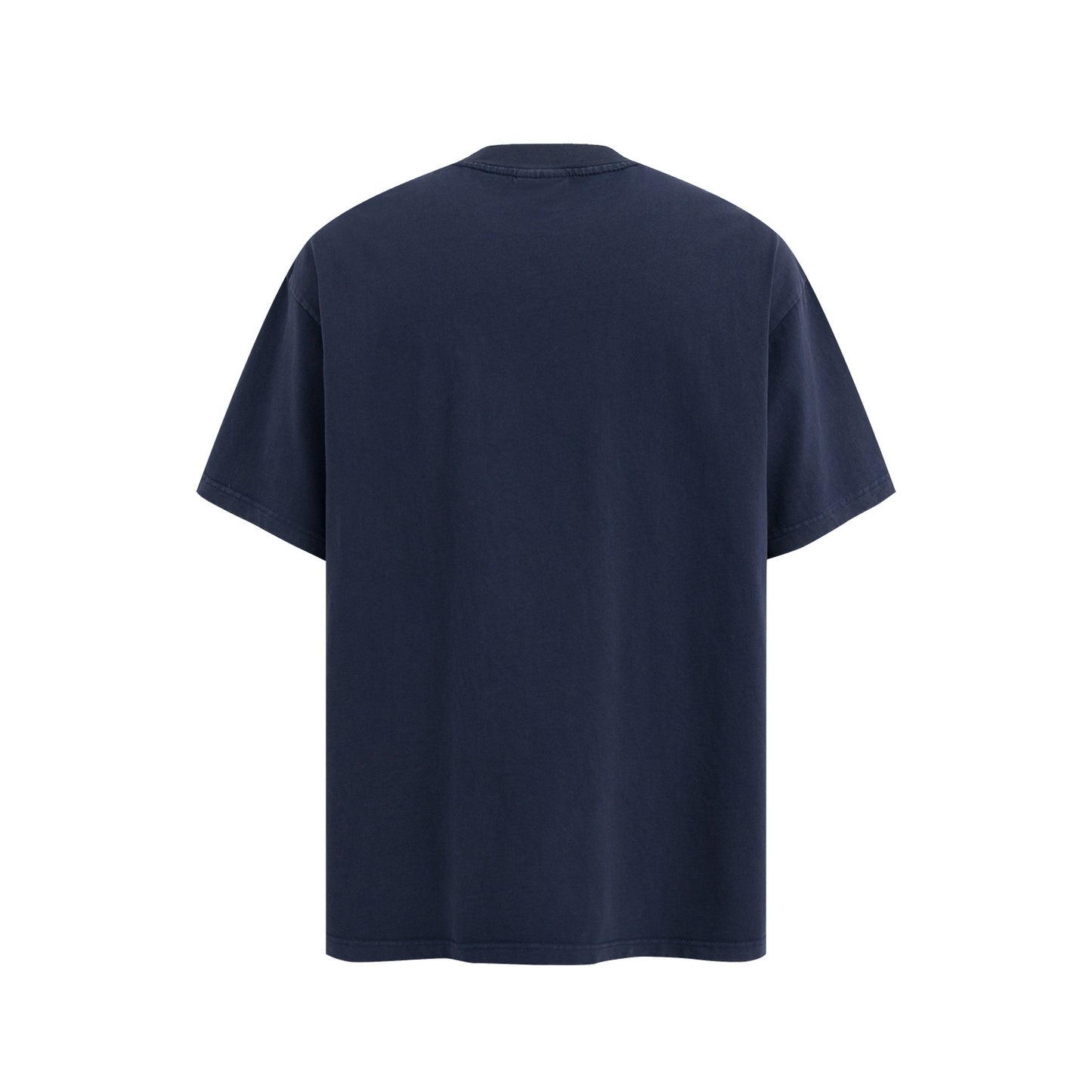 Retro Style Shirt For Men Summer Vintage Wash Old T-Shirt Short Sleeve