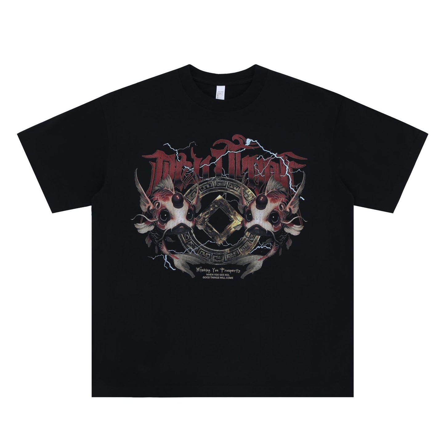 Vic Streetwear Summer Casual Loose Short Sleeve T-Shirt