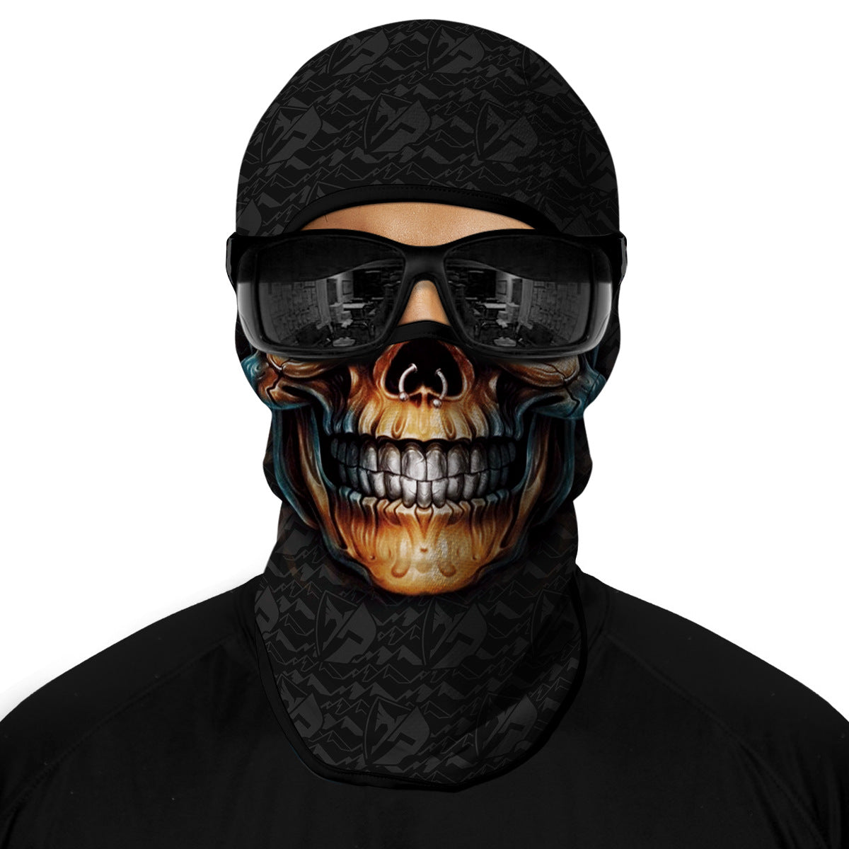 Cycling Windproof Hood Ice Silk Sunscreen Windproof 3D Headgear Men and Women