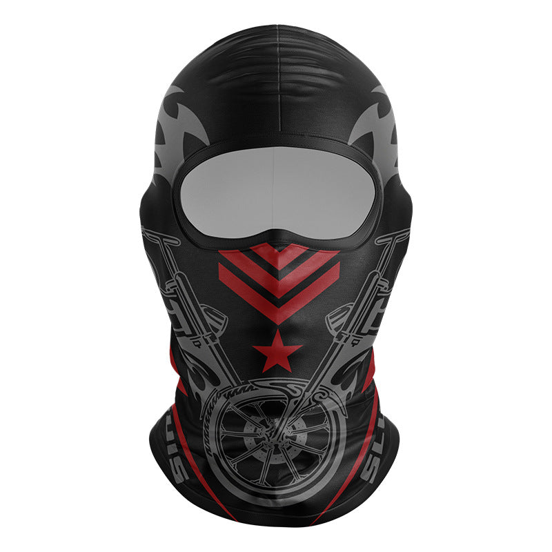Cycling Windproof Hood Summer Sunscreen Ice Silk Fabric Men's and Women's Lightweight Windproof