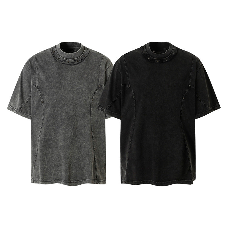 Camisas Retros Vintage Loose Short Sleeve T-Shirt