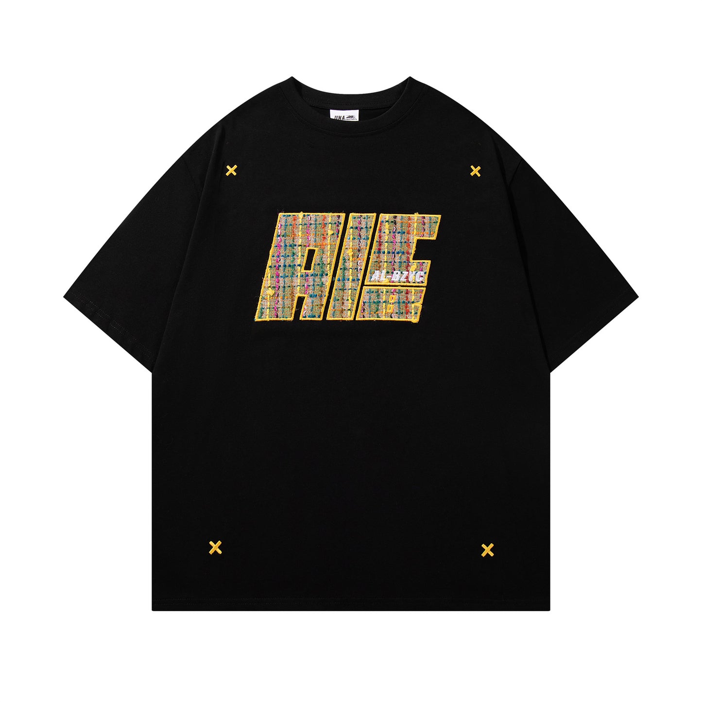 USA Vintage T-Shirt Patch Embroidery Men's Summer