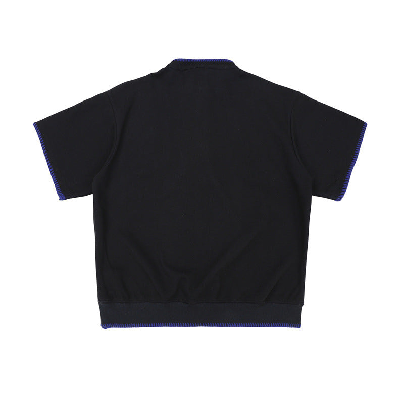 US drip outfits Summer Vintage Casual Loose Short Sleeve T-Shirts