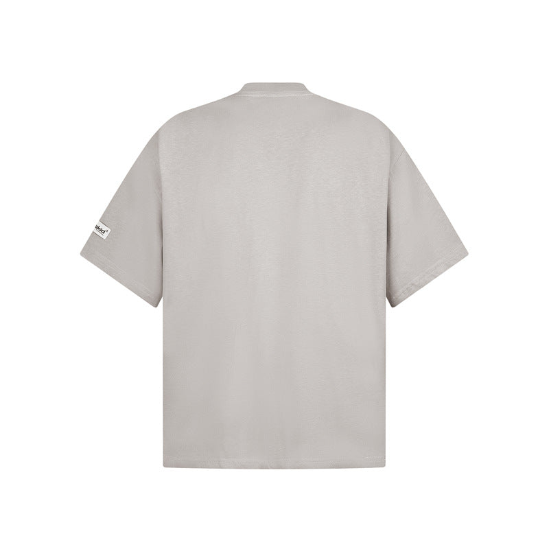 Camisas Retros Vintage OK Alphabet Short Sleeve Men's and Women's T-Shirts