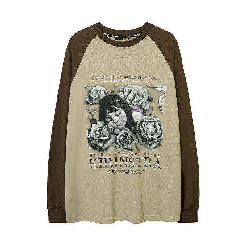 Vintage T Shirts Hip Hop Long Sleeve T-Shirts