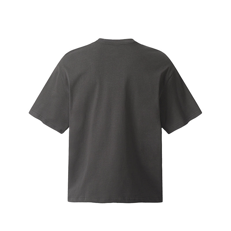 Hip hop shirt retro cleanfit slogan short sleeve t-shirt