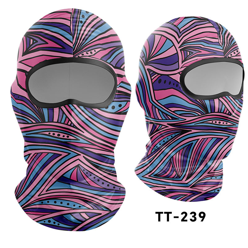 Cycling Windproof Hood Sunscreen Ice Silk Headgear