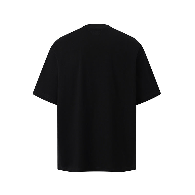 Casual Street Wear Vintage Character Print Short Sleeve T-Shirt