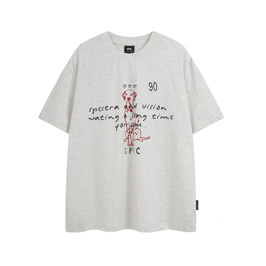 Vestimenta De Los 90 Summer Vintage Graffiti Print Short Sleeve T-Shirt