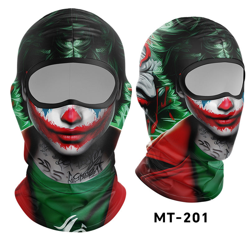 Cycling Windproof Hood Sunscreen Ice Silk Lining Cap Men's and Women's Face