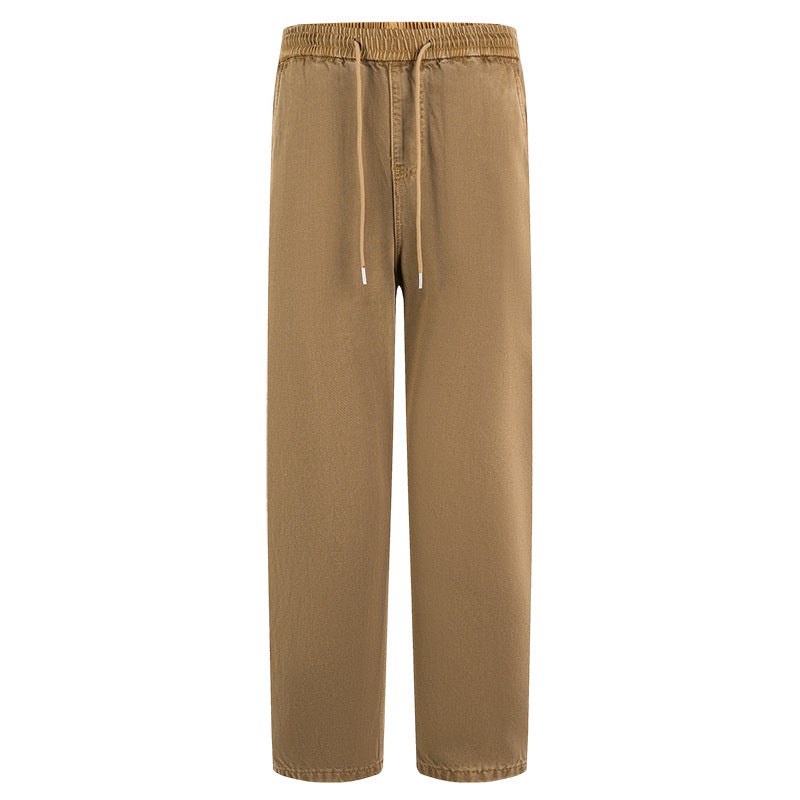 Men Casual Pants Spring Loose Denim Trousers