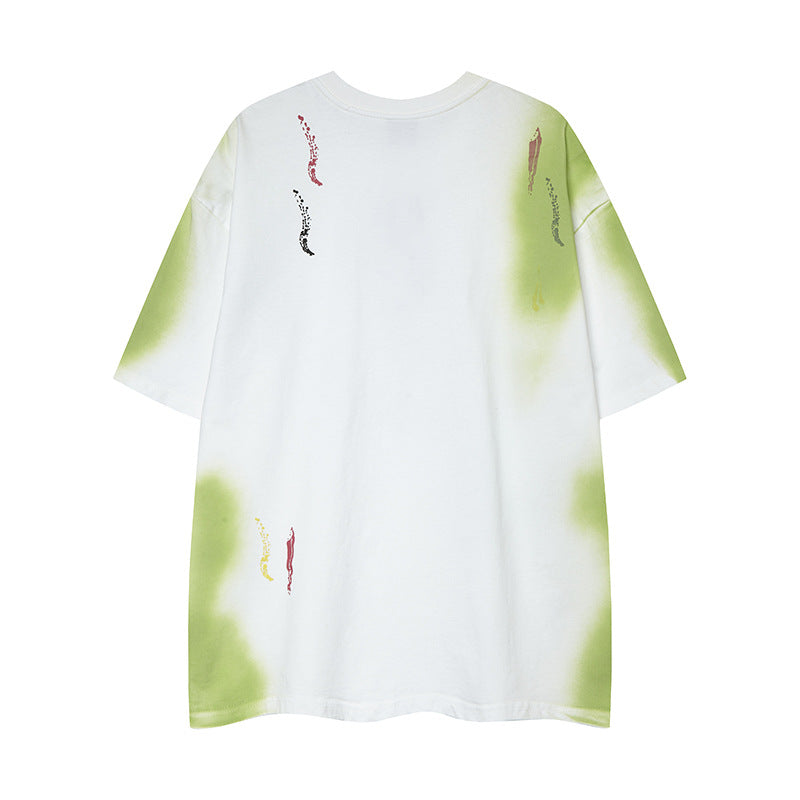 Nyc T Shirt Letter Print Loose Short Sleeve T-Shirt Summer Casual Top