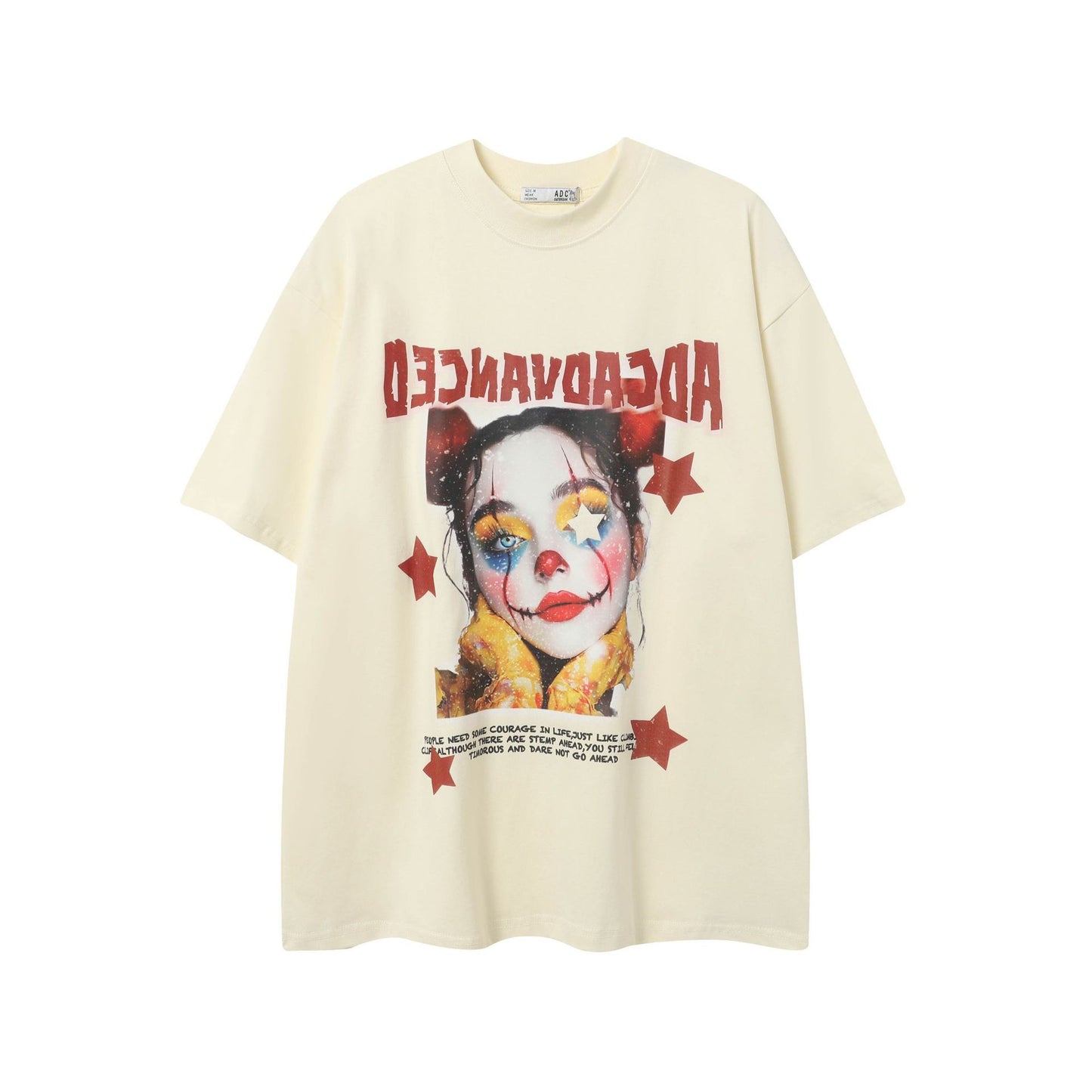 Remeras rock nacional summer short sleeve vintage graffiti clown t-shirt