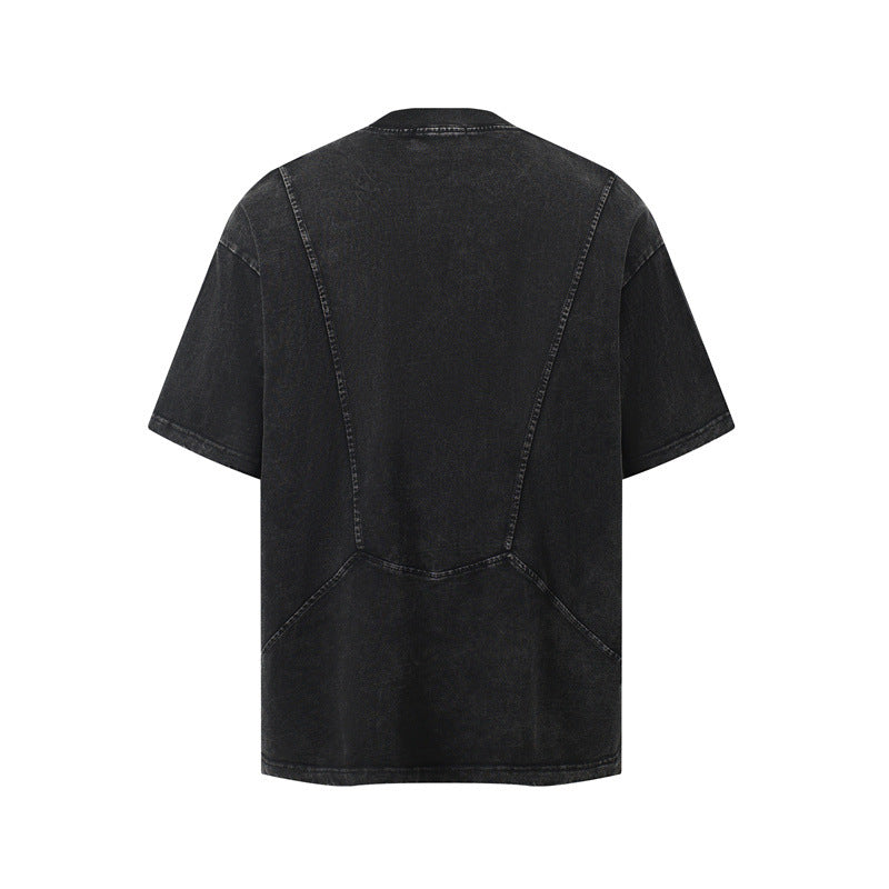 Casual Street Wear Vintage Summer Crew Neck T-Shirt Casual T-Shirt