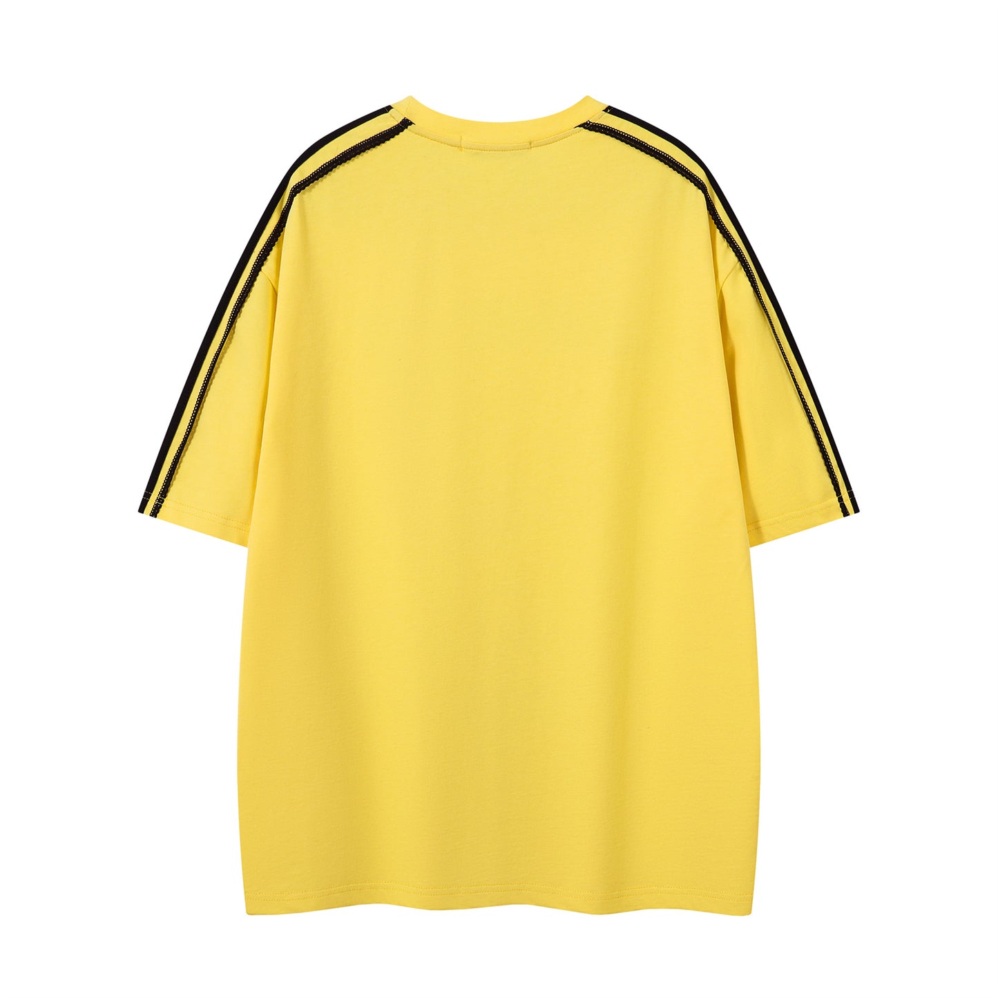 Distorted vintage short-sleeved t-shirt summer alphabet print loose casual top