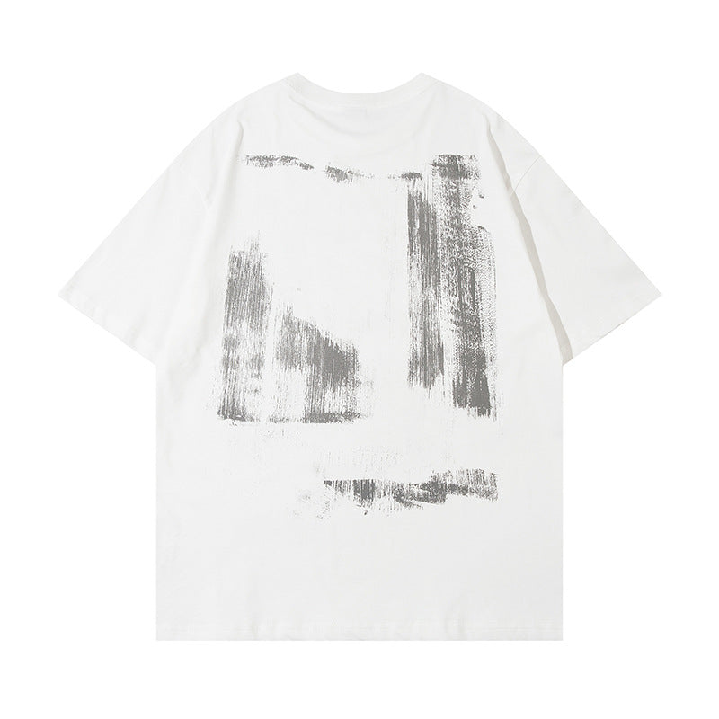 US drip outfits Summer Vintage Casual Loose Short Sleeve T-Shirts