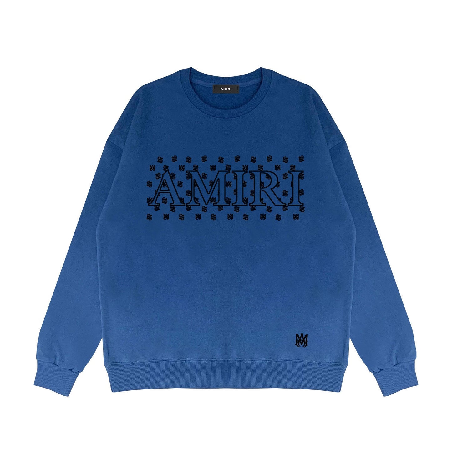 Amiri Long Sleeved Shirt Fashion Brand Crew Sweatshirts round Neck Sweater