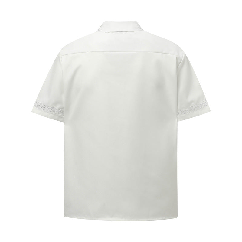 Hip Hop Shirts For Boys Short Sleeve Shirts, Summer, Loose Shirts