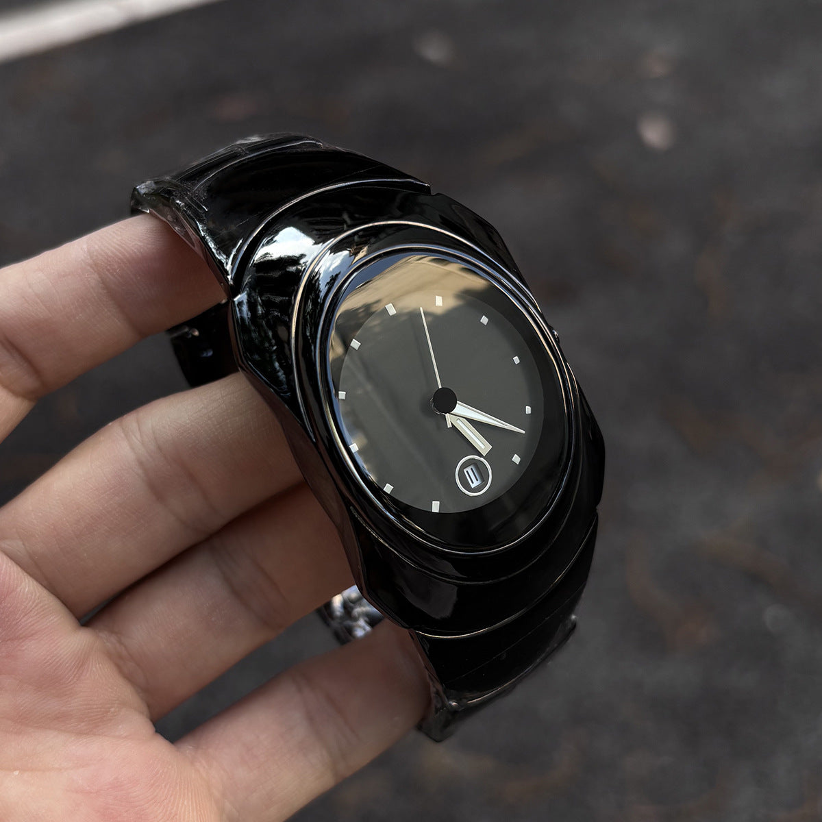 Men's watches SKONA y2k special-shaped men's quartz watch