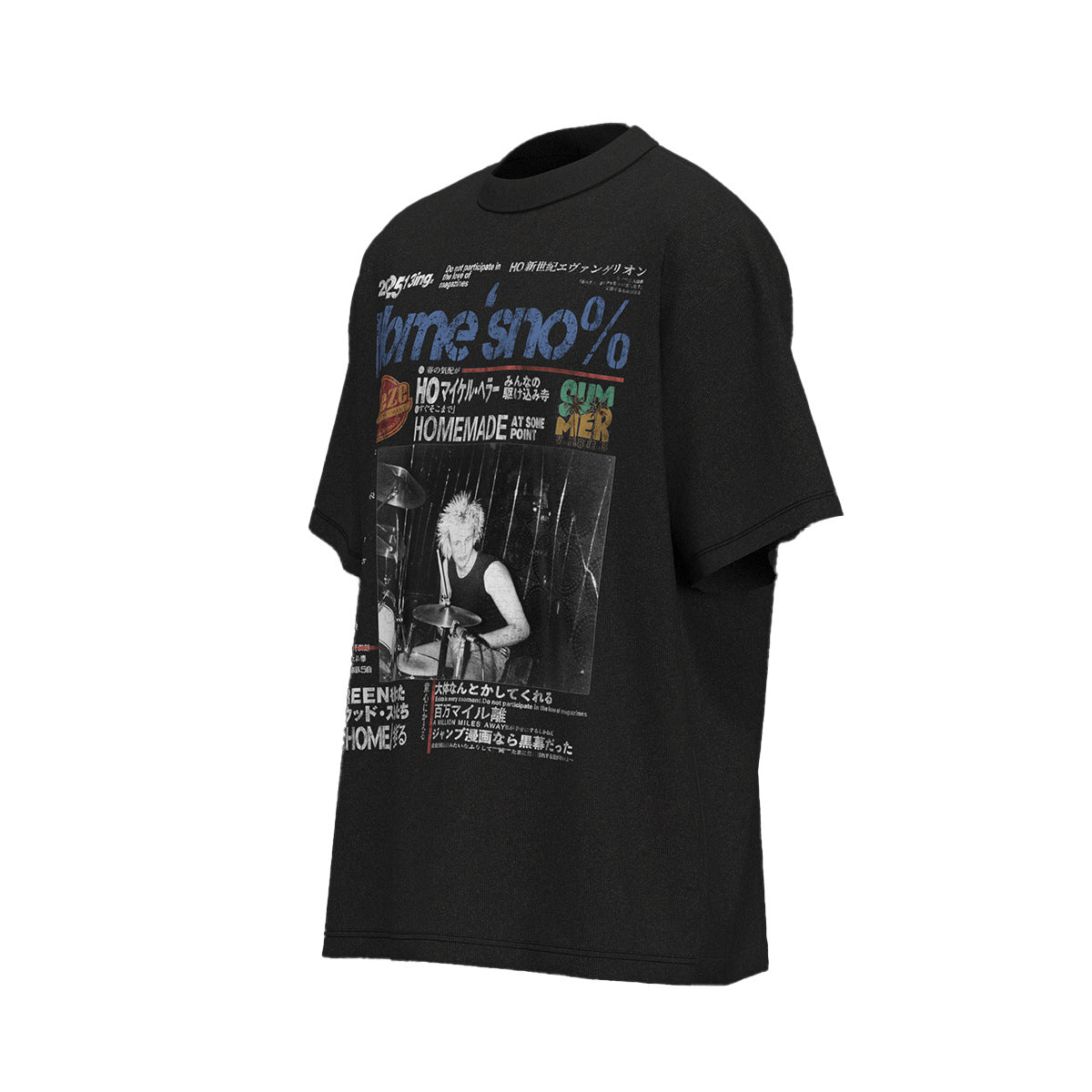 Remeras rock nacional summer hip hop print t-shirt