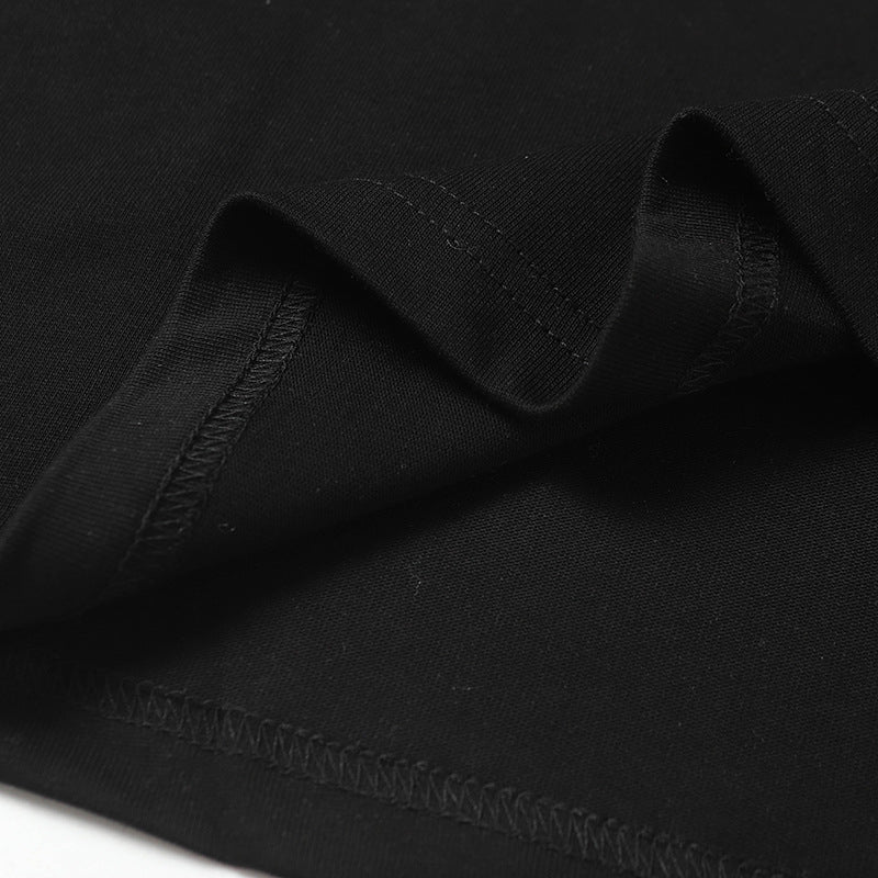 Hip Hop Clothing Summer T-Shirt Short Sleeve Sweatshirt Embroidered Lapel Polo Shirt
